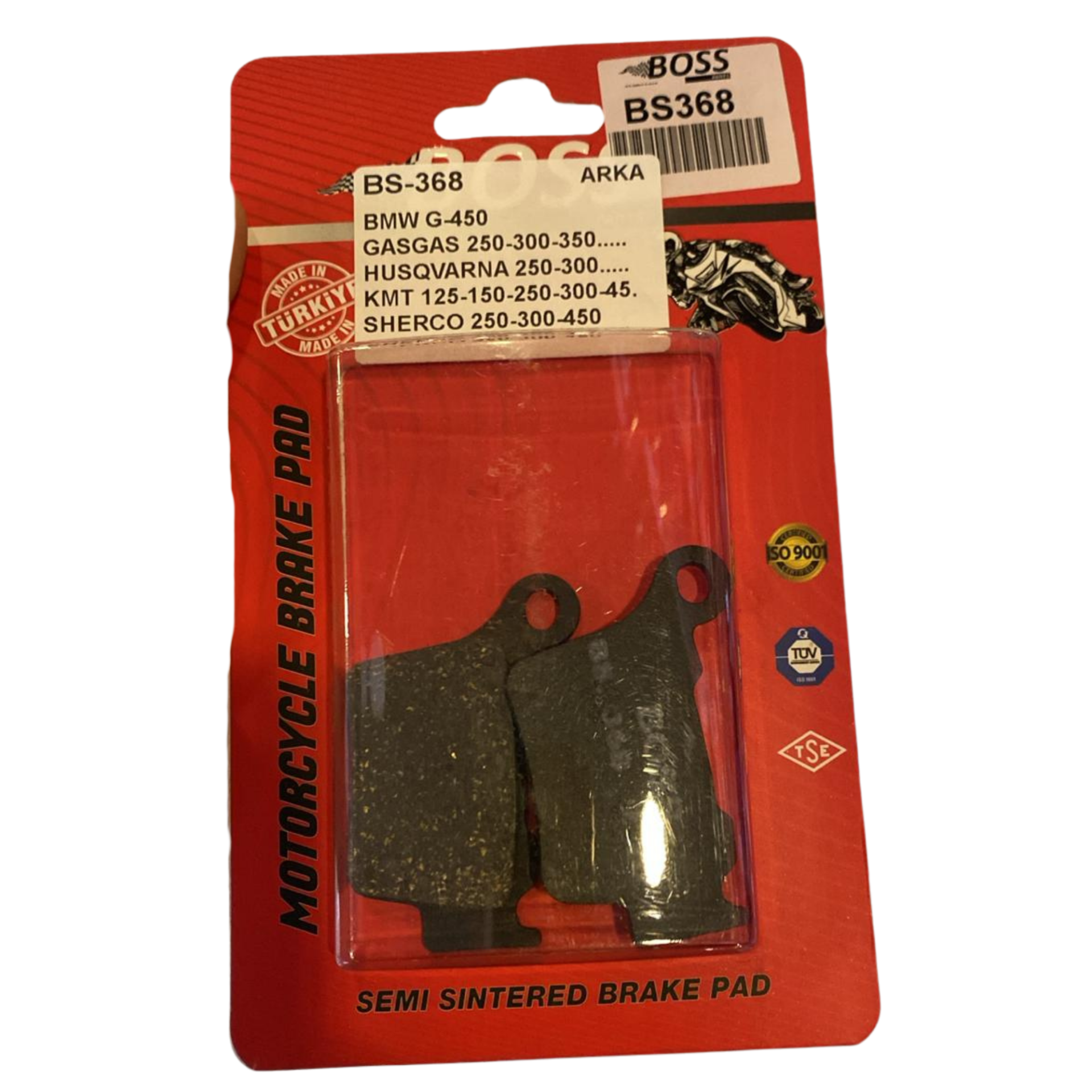KTM 125/150/250/300/450 Arka Fren Balatası BS-368