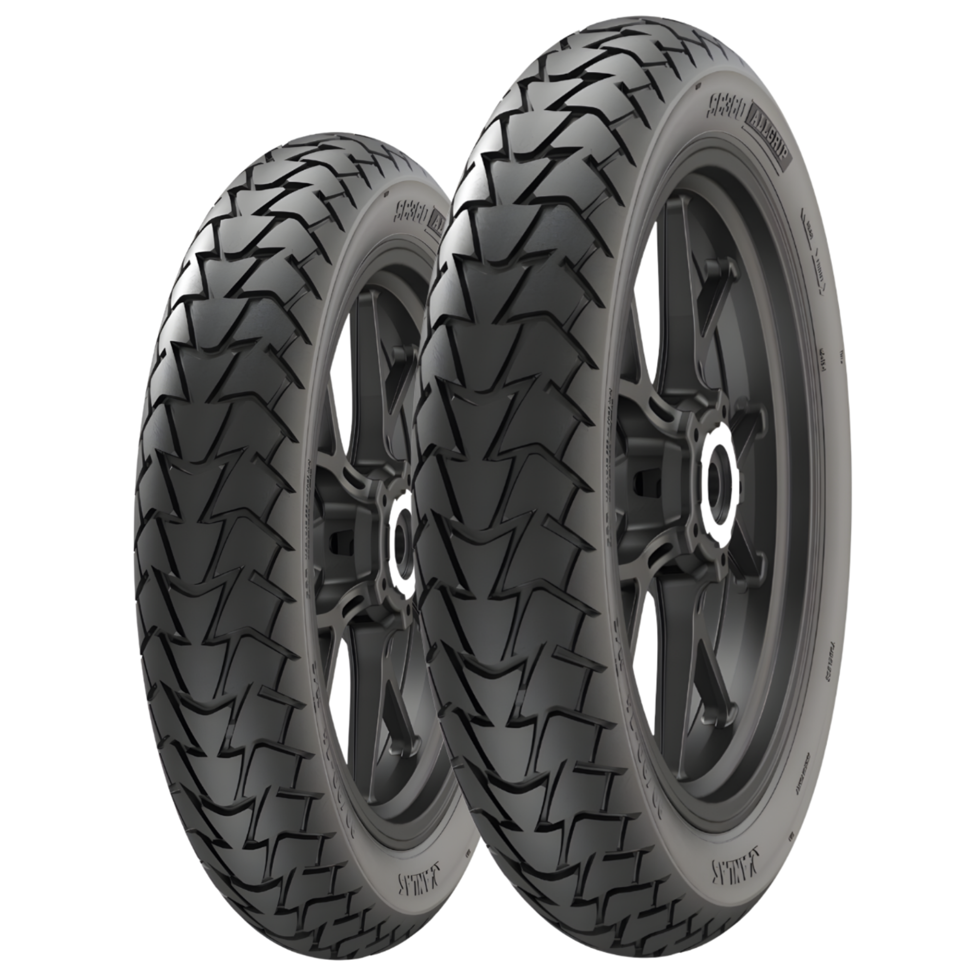 RKS Pride 125 90/90-12 ve 90/90-12 Anlas SC360 AllGrip Tubeless Ön Arka Lastik Takımı