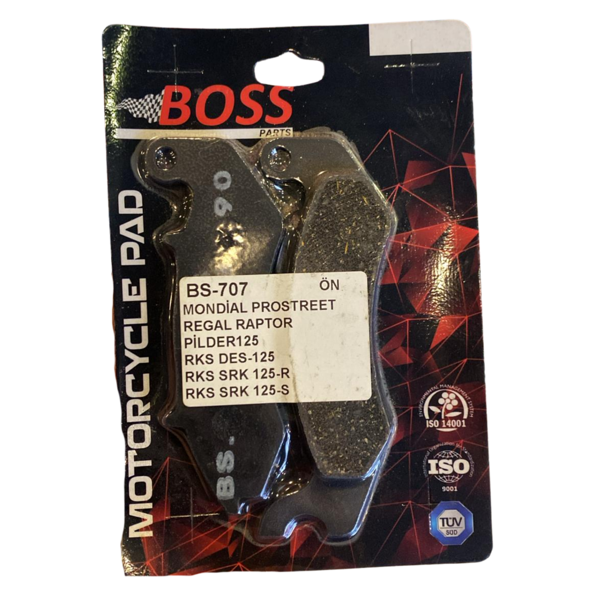RKS DES - SRK 125 R-S Ön Fren Balatası BS-707