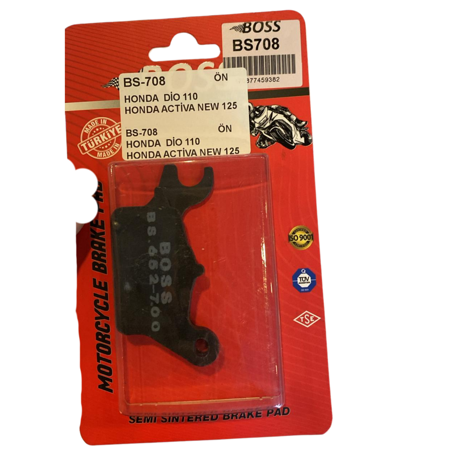 Honda Activa Yeni 125 Ön Fren Balatası BS-708