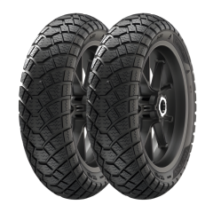 Apec PS5 3.50-10 ve 3.50-10 Anlas SC500 Winter Grip Tubeless Ön Arka Lastik Takımı