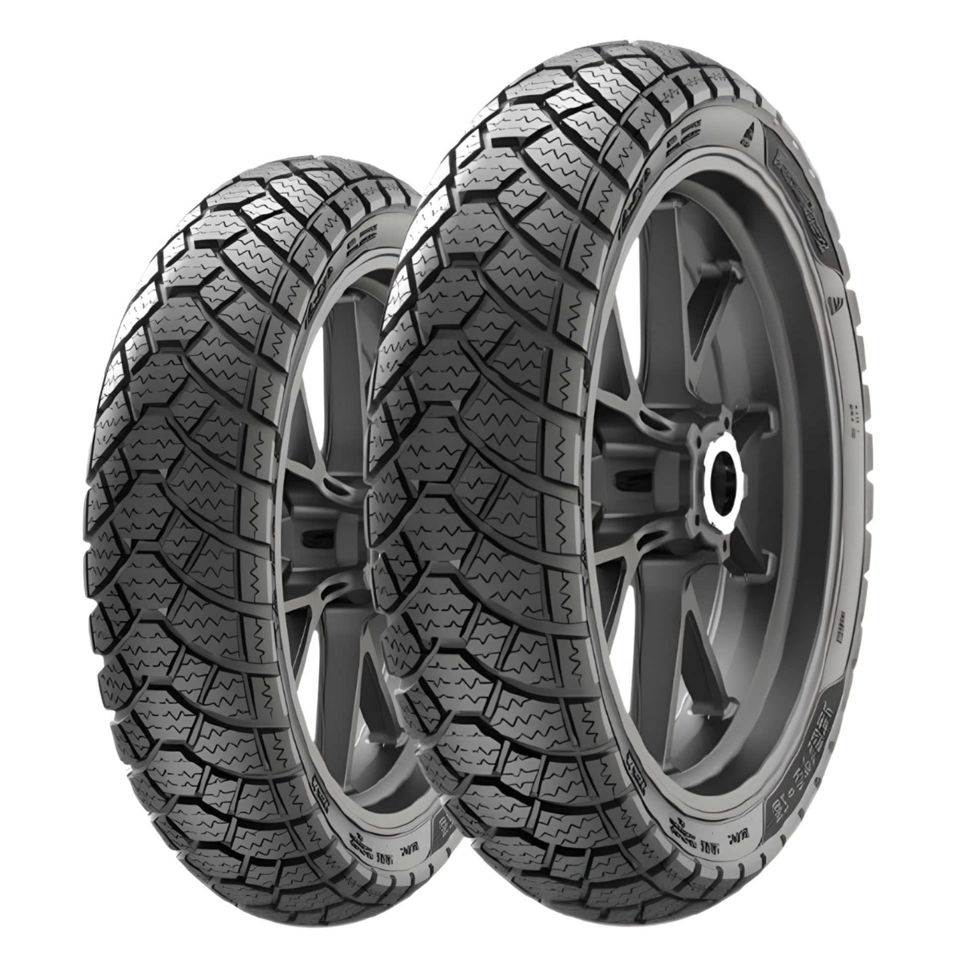 Arora Cappucino 120/70-12 ve 120/70-12 Anlas SC-500 Winter Grip 2 Tubeless Ön Arka Lastik Takımı